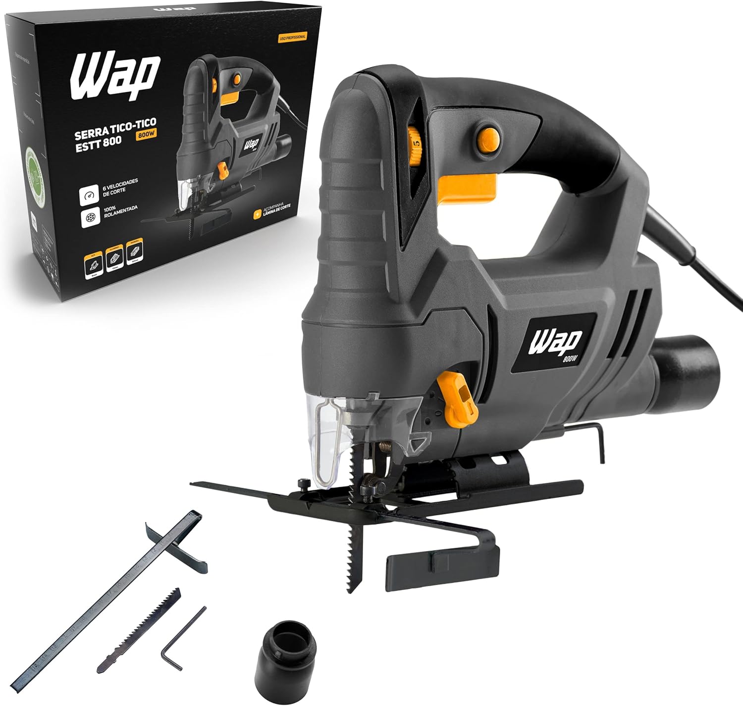 WAP Serra Tico Tico ESTT 800 para Cortes Curvos e Retos